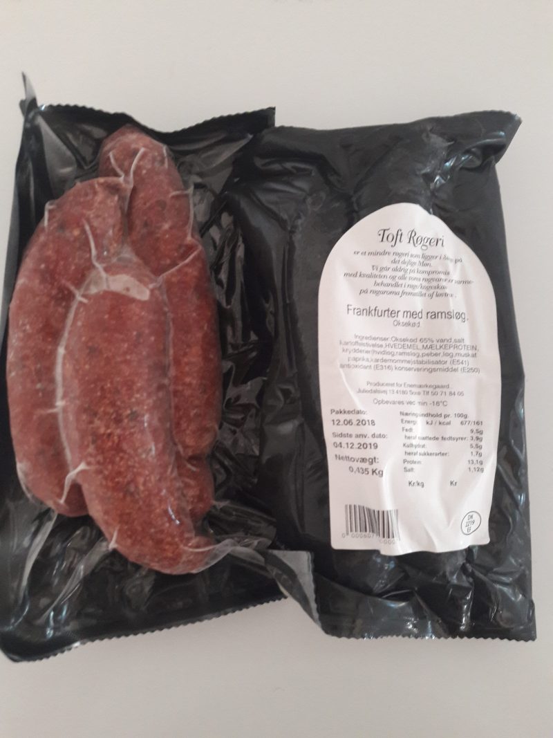 Hvidløgsgriller, 4 stk. pr. pakke. ca 450 gr.